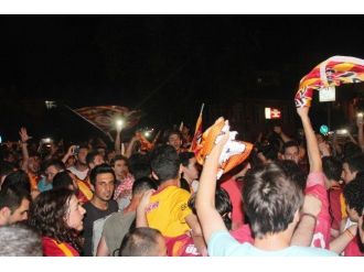 Tekirdağ’da Galatasaray’ın Şampiyonluk Kutlaması