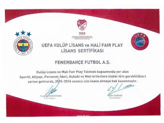 Fenerbahçe Uefa Lisansını Aldı