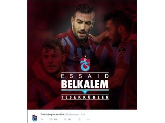 Belkalem Trabzon’dan Ayrıldı