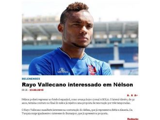 Bursaspor’un İlgilendiği Nelson İçin Vallecano Devrede