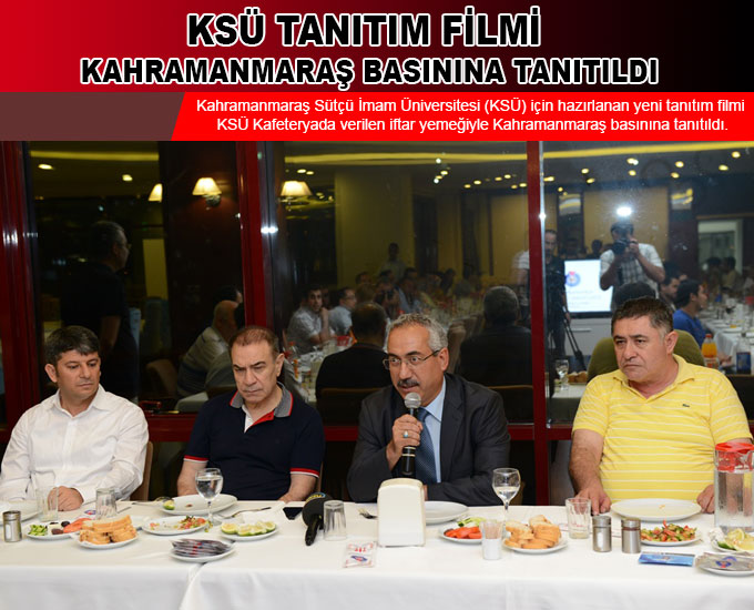 Ksü Tanıtım Filmi Kahramanmaraş Basınına Tanıtıldı