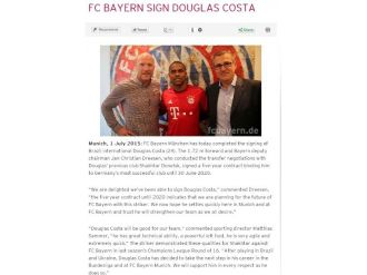 Douglas Costa, Bayern Münih’te