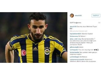 Alex’den Mehmet Topal’a Geçmiş Olsun Mesajı