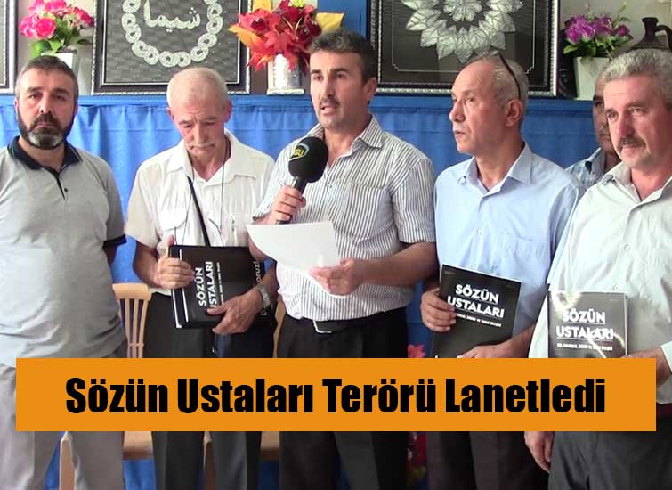 Sözün Ustaları Terörü Lanetledi