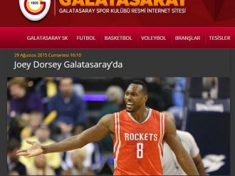 Dorsey, Resmen Galatasaray’da