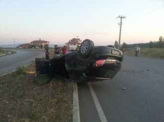 İskilip’te Trafik Kazası: 1 Yaralı