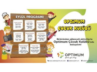 Eylül’de Optimum Çocuk Kulübü Çok Renkli