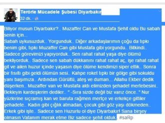 Şehit Polisin Mesai Arkadaşlarından Yürek Yakan Paylaşım