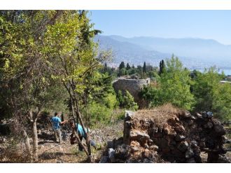 Alanya Kalesi’nde Temizlik Çalışması