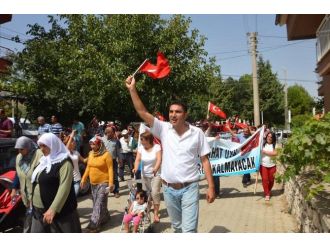 Acıpayam’da Terör Protesto Edildi