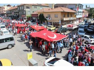 Gemerek Şehitler İçin Yürüdü