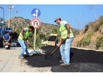 Bodrum’da Asfaltlama Çalışmaları Gümüşlük İle Devam Etti