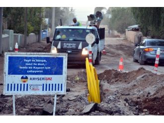 Bünyan’da Doğalgaz Altyapı Çalışmaları Başladı