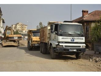 Anamur’da İçme Suyu Hatları Ve Yollarda Yenileme Çalışmaları Sürüyor