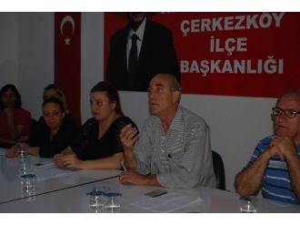 Chp Çerkezköy İlçe Başkanı Öztürk: Siyaset İnsanların Huzuru Ve Refahı İçin Yapılır