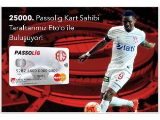 Antalyaspor’da 25 Bininci Passolig Sahibine Eto’o Müjdesi