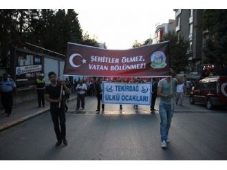 Tekirdağ Ülkü Ocakları Terörü Lanetledi