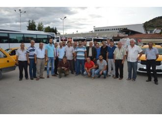 Niksar’da Taksicilerden Terör Protestosu