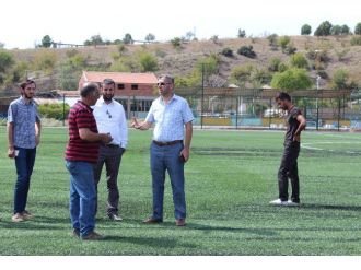 Başkan Sözünü Tuttu, Sarıcakaya Futbol Sahasına Kavuşuyor