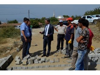 Yayla Mahallesi’ne Parke Taşı Desteği