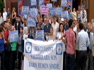 Hdp Binasına Yapılan Saldırı Protesto Edildi