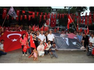 İncirliova’da Terör Protestosu