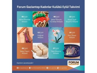 Forum Gaziantep’te Kadınlar Hünerlerini Konuşturacak