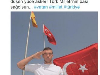 Podolskı’den Asker Selamı