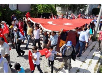 Bayat’ta Teröre Lanet Yürüyüşü