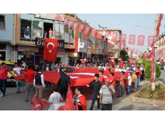 Göksun’da Teröre Lanet Yürüyüşü