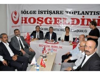 Bbp Bölge İstişare Toplantısı Malatya’da Yapıldı