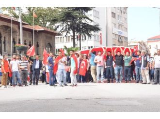 Sinop Şehitler İçin Sokağa Döküldü