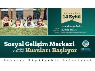 Sosyal Gelişim Merkezinde Yeni Dönem Kayıtlar Başladı