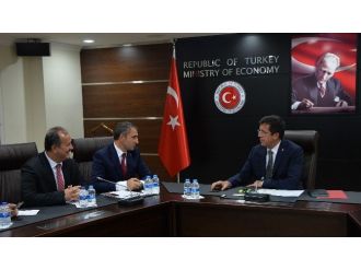 İnşaat Sektörü Temsilcileri Bakan Zeybekci’yi Ziyaret Etti