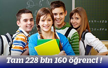 Tam 228 bin 160 öğrenci !