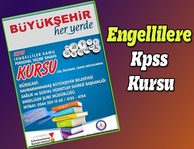 Engellilere Kpss Kursu