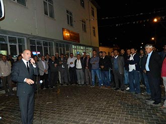 CHP Milletvekili Adayı Ali Öztunç Gece Toplantılarına Başladı