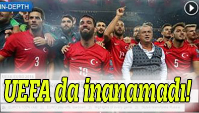 UEFA da inanamadı!