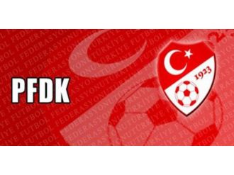 PFDK ceza yağdırdı