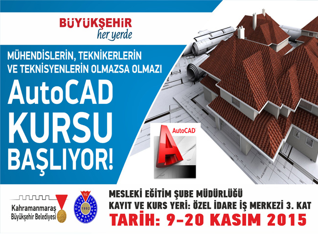 Büyükşehir’den Autocad Kursu