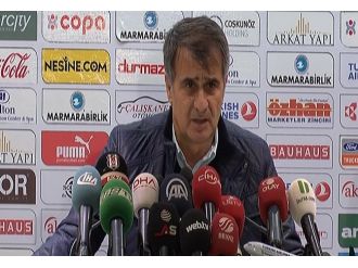 Şenol Güneş: ’İlk defa şans yüzümüze güldü’