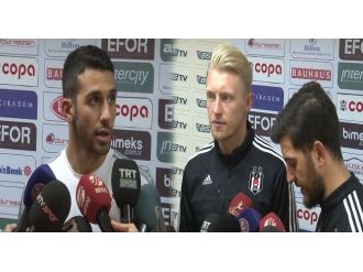 Beşiktaşlı futbolcularda 3 puan sevinci