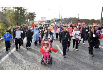 Maratondan renkli görüntüler