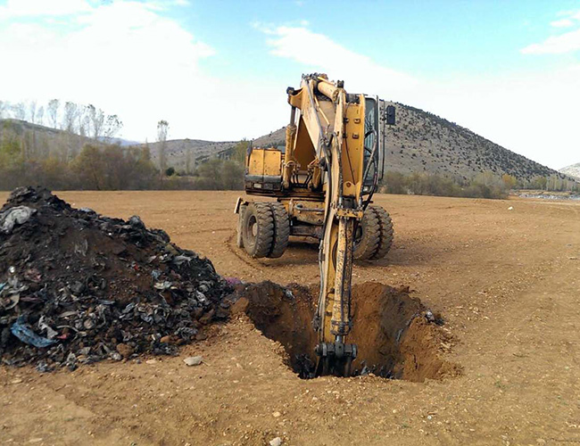 Gaz Toplama Bacaları Yerleştirildi