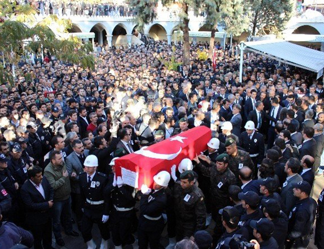 Kahramanmaraş Şehidini Uğurladı