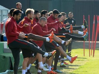 Galatasaray, Astana maçı hazırlıklarına başladı