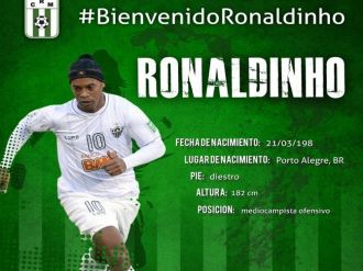 İşte Ronaldinho’nun yeni takımı