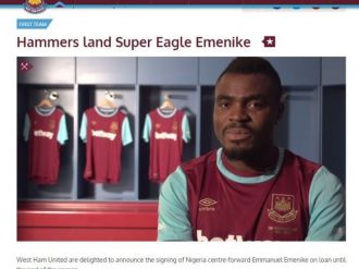 Emenike, West Ham United’da