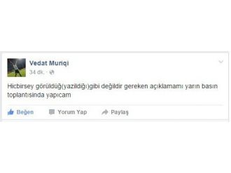 Vedat Muriqi basının önüne çıkacak