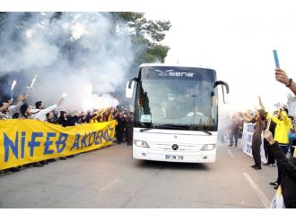 F.Bahçe’ye deplasmanda coşkulu karşılama